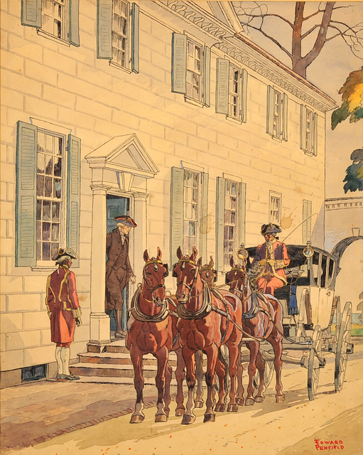 Edward Penfield Washington At Mount Vernon Available For Sale Artsy