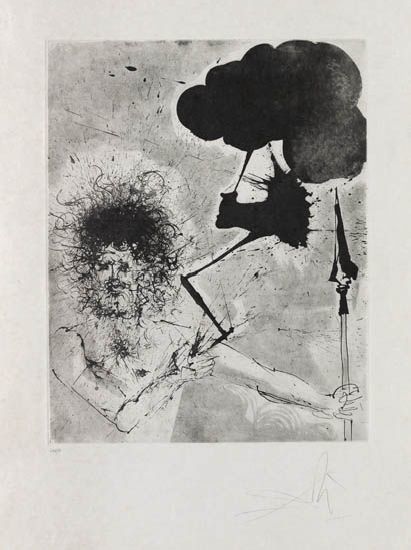 Salvador Dalí, ‘Jupiter’, 1963-1965, Print, Drypoint and aquatint etching, Galerie d'Orsay