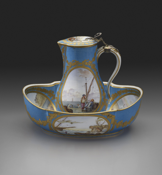 Sèvres Porcelain Manufactory, ‘Water Jug and Basin’, 1781, Design/Decorative Art, Soft-paste porcelain and gilt metal, The Frick Collection