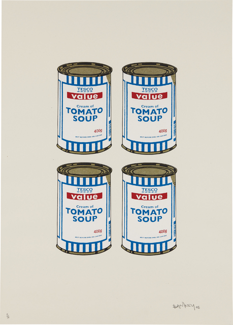 Banksy, ‘Soup Cans Quad (Cream paper)’, 2006, Phillips