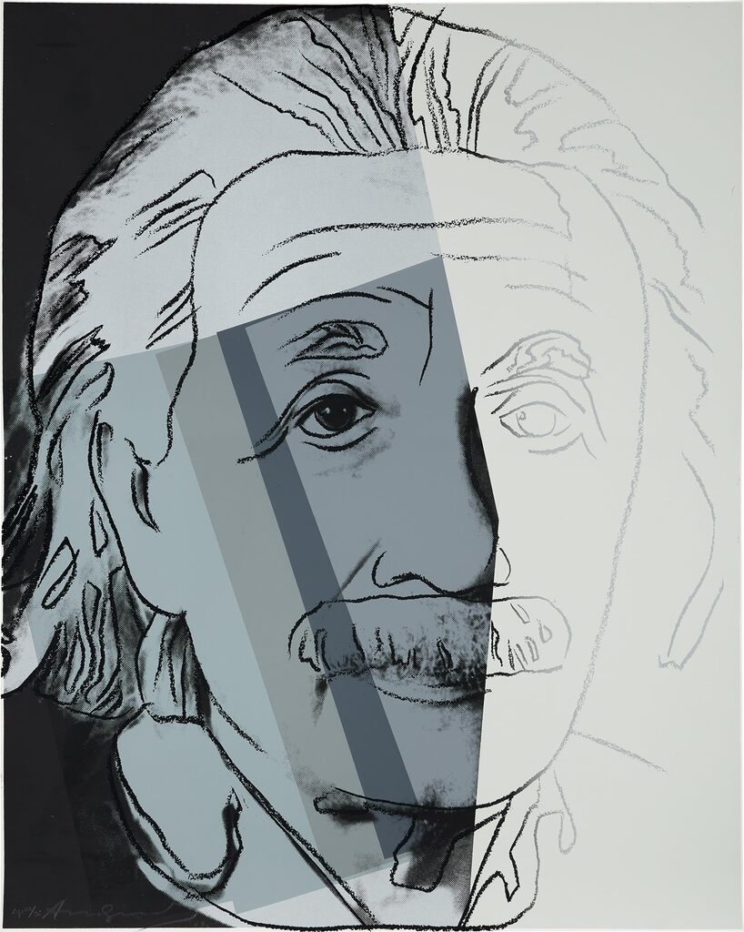 Andy Warhol - Albert Einstein, from Ten Portraits of Jews of the Twentieth Century (F. & S. 229)