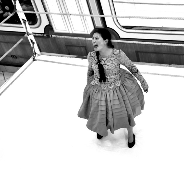 Anna Jermolaewa, ‘Cholita wrestling’, ca. 2020, Photography, Lambaprint auf Fine Art Baryta, Charim Galerie