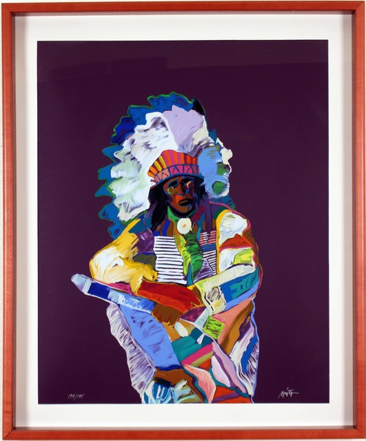 John Nieto, ‘Chief ’, 1992, Print, Serigraph, Zane Bennett Contemporary Art