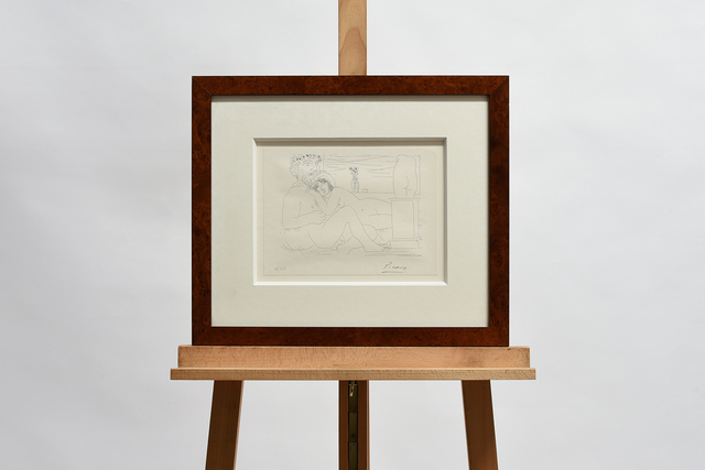 Pablo Picasso, ‘Le repous du sculpteur devant le petit torse’, 1956, Print, Lithograph on paper, Artrust