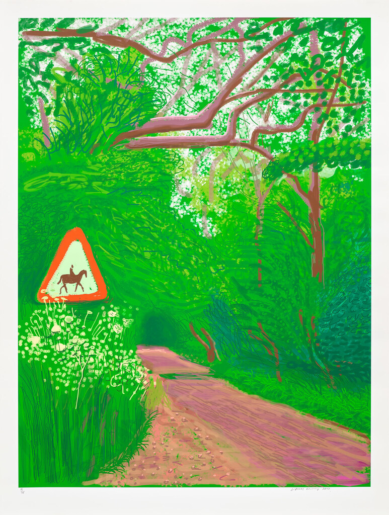 David Hockney - The Arrival of Spring in Woldgate, East Yorkshire in 2011 (twenty eleven) - 30 May