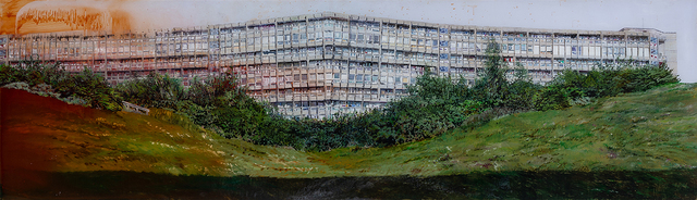 Gil Heitor Cortesão, ‘The Crossing #4’, 2019, Painting, Oil on plexiglas, Suzanne Tarasieve