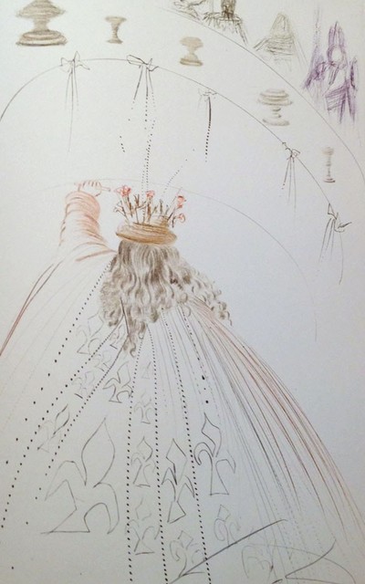 Salvador Dalí, ‘Tristan and Iseult : The Cavaliers of King Arthur’, 1970, Print, Etching on paper, Samhart Gallery