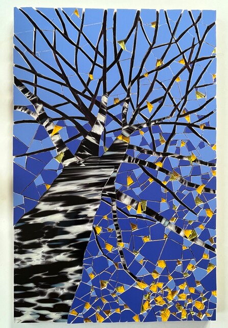 海の中を潜る人 額縁入り 絵画 by M.Onishi Ai Onishi - Artworks for Sale & More | Artsy