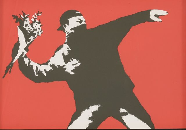 Banksy, ‘Love In The Air’, Sworders