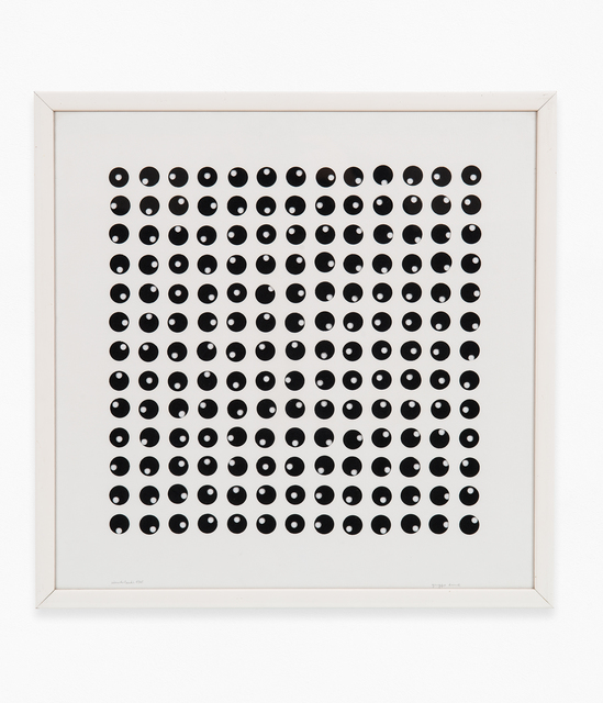 Edoardo Landi, ‘Struttura Ottico Dinamica’, 1961, Mixed Media, Perforated paper on paper, The Mayor Gallery