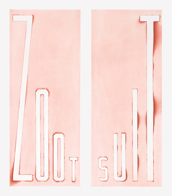 Ed Ruscha, ‘Zoot Suit’, 2014, Print, Flat bite etching, Various Small Fires