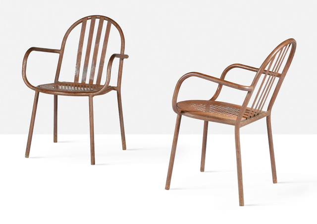Robert Mallet-Stevens, ‘Pair of armchairs’, circa 1950, Aguttes