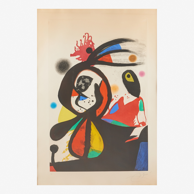 Joan Miró, ‘L’Aigrette Rouge’, 1976, Rago/Wright