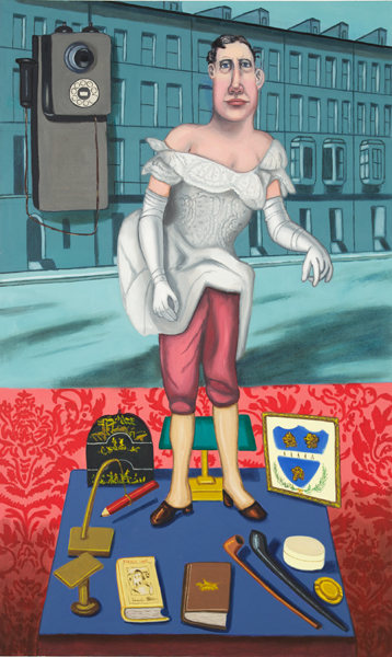 Hannah Barrett, ‘Tales from the House of Gibson: Mr. Quackenboss’, 2010, Painting, Oil on linen, Childs Gallery