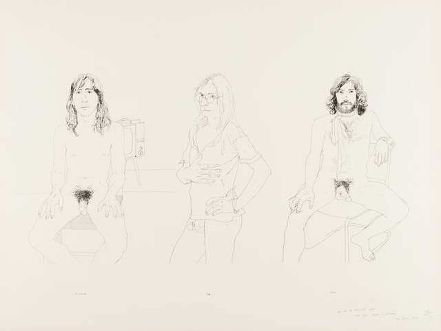 David Hockney, ‘For the Oz Obscenity Fund’, 1971, Forum Auctions