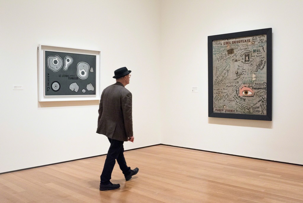 Installation view of Francis Picabia: Our Heads Are Round so Our Thoughts Can Change Direction. The Museum of Modern Art, New York, November 21, 2016-March 19, 2017. © 2016 The Museum of Modern Art. Photo: Martin Seck Installation view of Francis Picabia: Our Heads Are Round so Our Thoughts Can Change Direction. The Museum of Modern Art, New York, November 21, 2016-March 19, 2017. © 2016 The Museum of Modern Art. Photo: Martin Seck