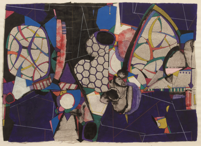 Louis Catusco, ‘Untitled’, unknown, Drawing, Collage or other Work on Paper, Mixed media on paper, Addison Rowe Gallery
