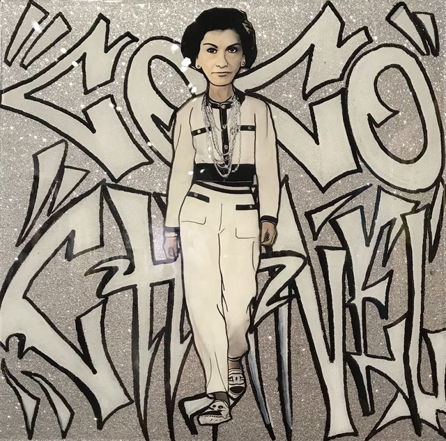 The Producer BDB, ‘Coco Chanel’, 2020, Painting, Acrylic and Enamel on Wood, Mouche Gallery