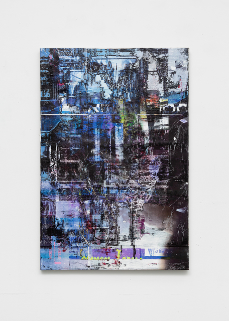 Chris Dorland, ‘Untitled (drain cartridge)’, 2020, Painting, Ink, acrylic, UV gel on Linen, Nicoletti Contemporary