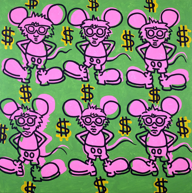 Keith Haring, ‘Andy Mouse’, 1985, de Young Museum