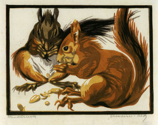 Norbertine Bresslern-Roth, ‘Squirrels’, 1922, Galerie Kovacek & Zetter