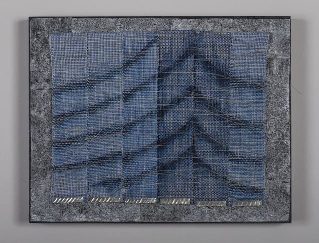 Adela Akers, ‘Meeting I’, Mixed Media, Linen, horsehair, metal & paint mounted on wood panel, InLiquid