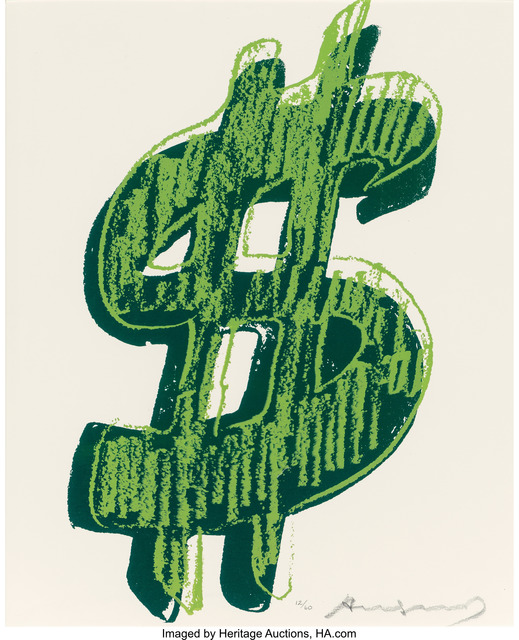 Andy Warhol, ‘$ (1)’, 1982, Heritage Auctions