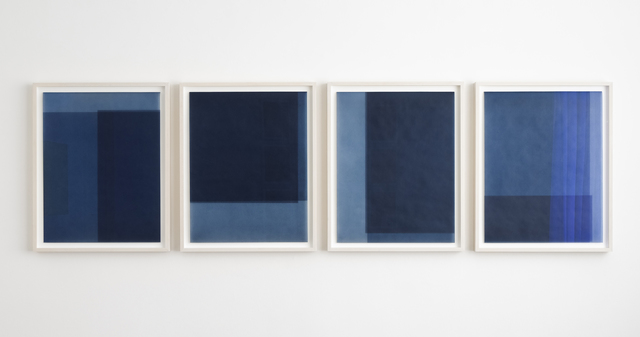 Julia Mangold, ‘Untitled - 0305...0308’, 2015, Drawing, Collage or other Work on Paper, Pigments and wax on paper, Bartha Contemporary