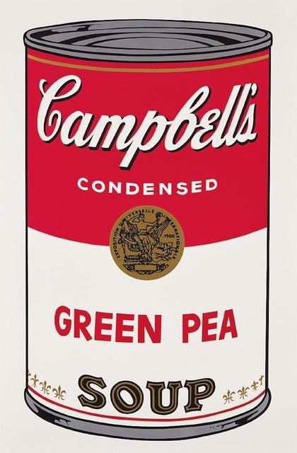 Andy Warhol, ‘Green Pea Campbells Soup’, 1968, Print, Screenprint on paper, OSME Fine Art
