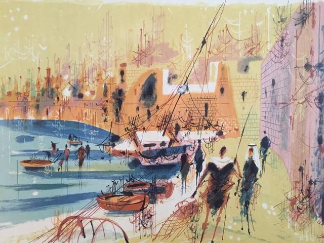 Shmuel Katz, ‘Old Port of Jaffa’, 20th Century, Lions Gallery