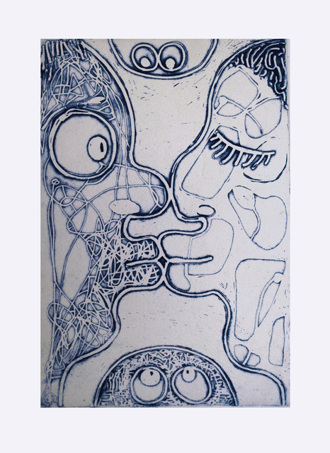 Nicole Eisenman, ‘Fourpack’, 2010, Print, Etching with chine colle´, Jungle Press
