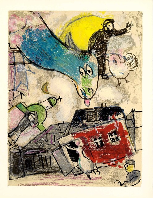 Marc Chagall, ‘Tu m'as Rempli les Mains (Poèmes, #10)’, 1968, Martin Lawrence Galleries
