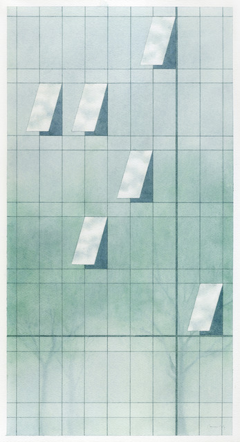 Carmen Ng, ‘Mirror ’, 2020, Drawing, Collage or other Work on Paper, Watercolour and coloured pencil on paper, Karin Weber Gallery