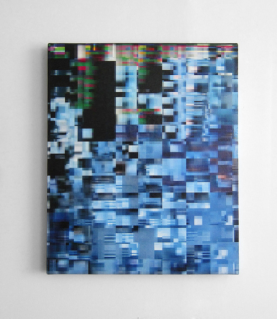 Konrad Wyrebek, ‘Shadow over Ice’, 2017, Painting, Oil and acrylic paint, uv ink, spray paint on canvas, Eduardo Secci Contemporary