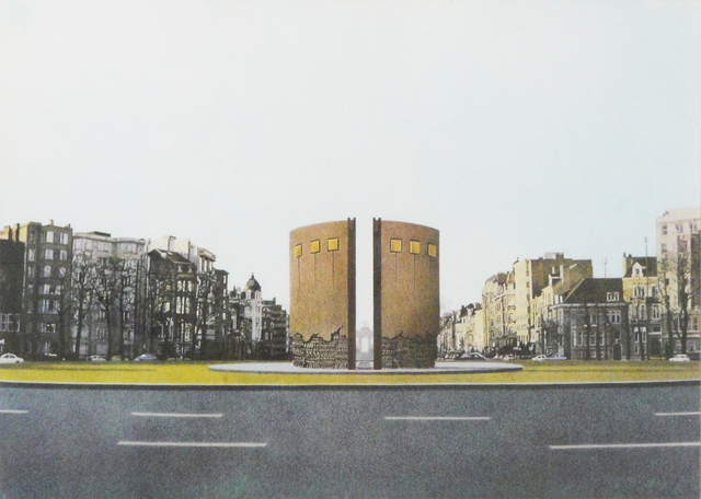 Arnaldo Pomodoro, ‘Gateway to Europe’, 1980, Print, Numbered lithographic print on paper, La Maison de la Petite Sara