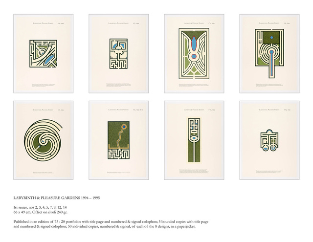 Jan Vercruysse, ‘Labyrinth & Pleasure Gardens II, Portfolio’, 1994 -2001, Vistamare/Vistamarestudio