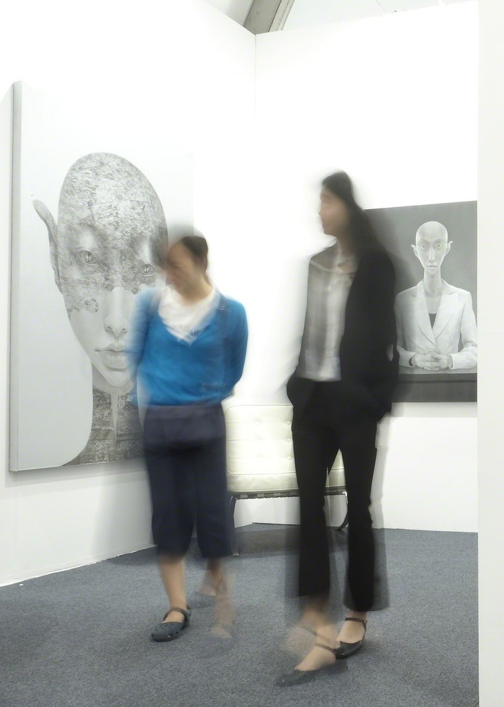 Installation View of Chinese emerging artist Wang Min`s works at The Dragon Year Booth at Art Central 2017 Installation View of Chinese emerging artist Wang Min`s works at The Dragon Year Booth at Art Central 2017