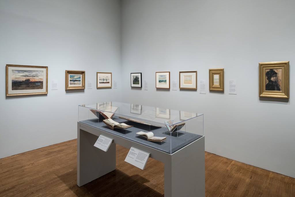 Installation Photograph of "American Watercolor in the Age of Homer and Sargent" Courtesy of the Philadelphia Museum of Art. Installation Photograph of "American Watercolor in the Age of Homer and Sargent" Courtesy of the Philadelphia Museum of Art.