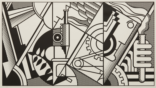 Roy Lichtenstein, ‘Peace Through Chemistry III’, 1970, Print, Lithograph, on Special Arjomari paper, with full margins., Phillips