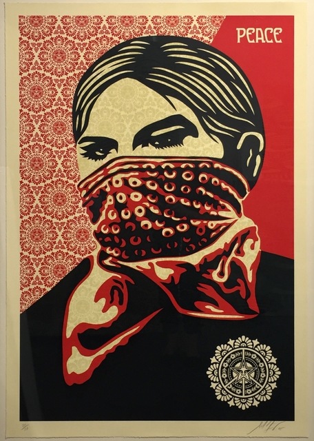 Shepard Fairey (OBEY), ‘Zapatista Woman Large Format’, 2005, Gregg Shienbaum Fine Art