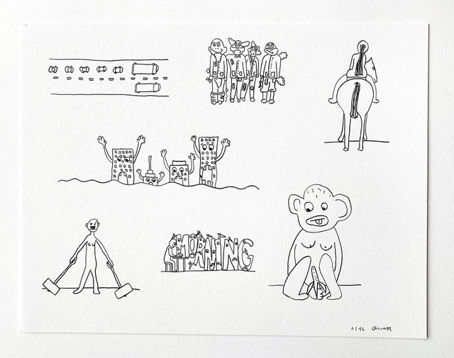 Olaf Breuning thoughts about life 2 (2018) Artsy