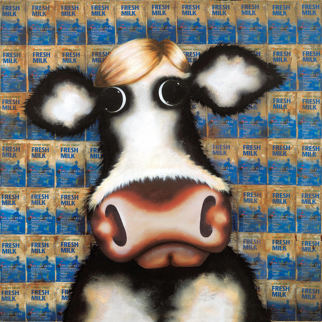 Caroline Shotton, ‘Milk Cartons - Homage To Warhol’, 2010, Castle Fine Art