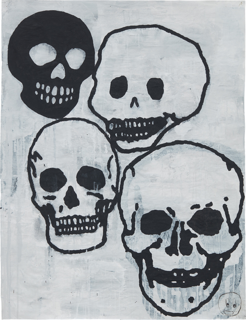 Donald Baechler, ‘Crowd (Skulls) #2’, 2006, Phillips