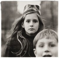 Girl in a watch cap, N.Y.C.