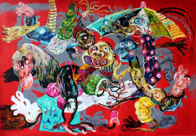 Cristiano Mangovo, ‘You are welcome’, 2019, Painting, Acrylic on canvas, Afikaris