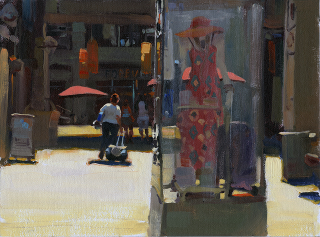 Kim English, ‘Downtown Fashions’, 2021, Painting, Oil, Abend Gallery