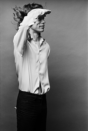 Norman Seeff, ‘Mick Jagger, "Mick Saluting"’, 1972, Fahey/Klein Gallery