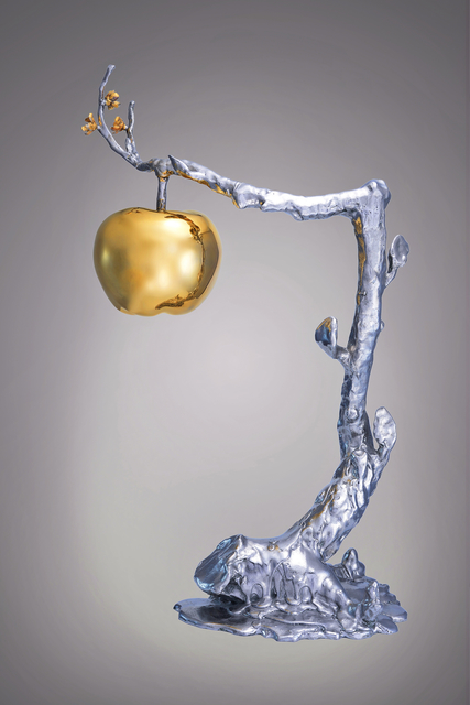 CHEN JING-QING 陳金慶, ‘The Eternal Fragrance 無住生香-芬芳有常’, 2017, Sculpture, Stainless Steel & 24K Glod, ESTYLE ART GALLERY 藝時代畫廊