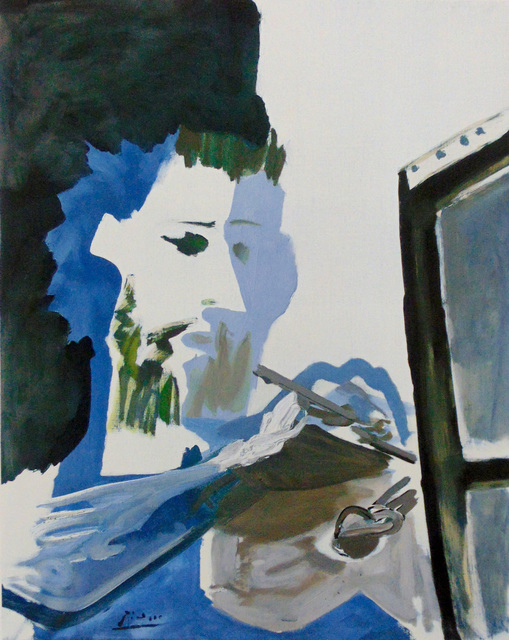 Pablo Picasso, ‘The Painter II | Le peintre II’, 1963, Print, Hand Signed and Numbered Collotype with Pochoir on Wove Paper, Gilden's Art Gallery
