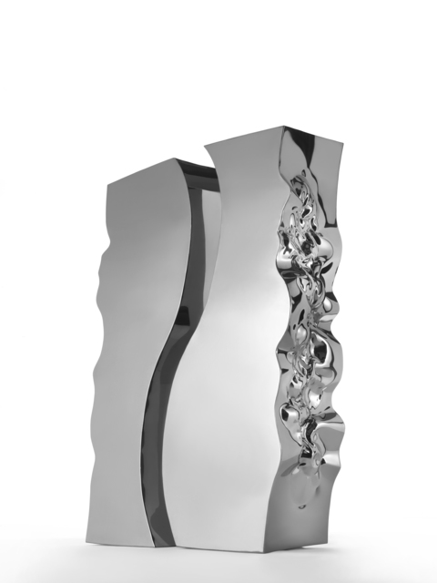 Helidon Xhixha, ‘Light Waves’, 2015, Sculpture, Mirror polished stainless steel, Cris Contini Contemporary